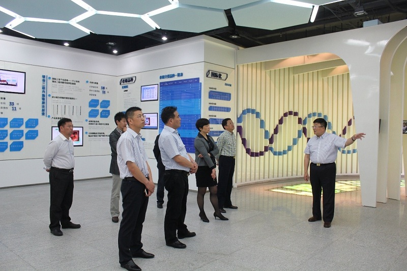 省委督查室主任刘劲松考察时强调：红桃国际药业要在“一带一路”发展战略中抢占先机